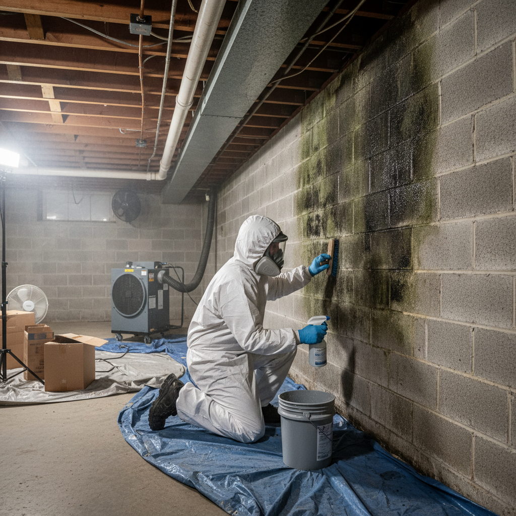 Basement Mold Removal in Point Pleasant