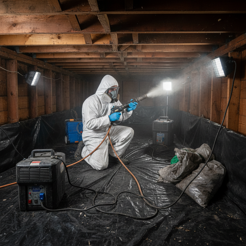 Crawl Space Mold Remediation